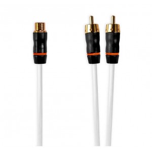 Fusion® Performance RCA Cables - женски към двоен мъжки, 0.3 метра RCA сплитер кабел