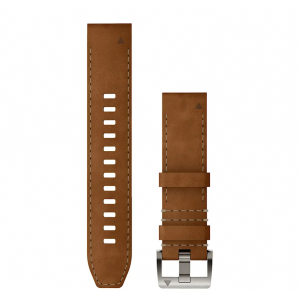 QuickFit® 22 Brown, кожена хибридна каишка (MARQ® Gen 3)