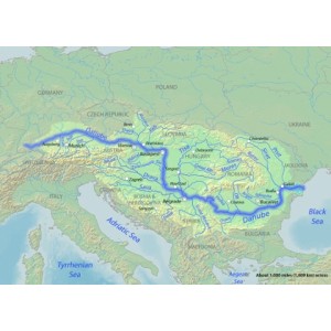 Карта на Дунав